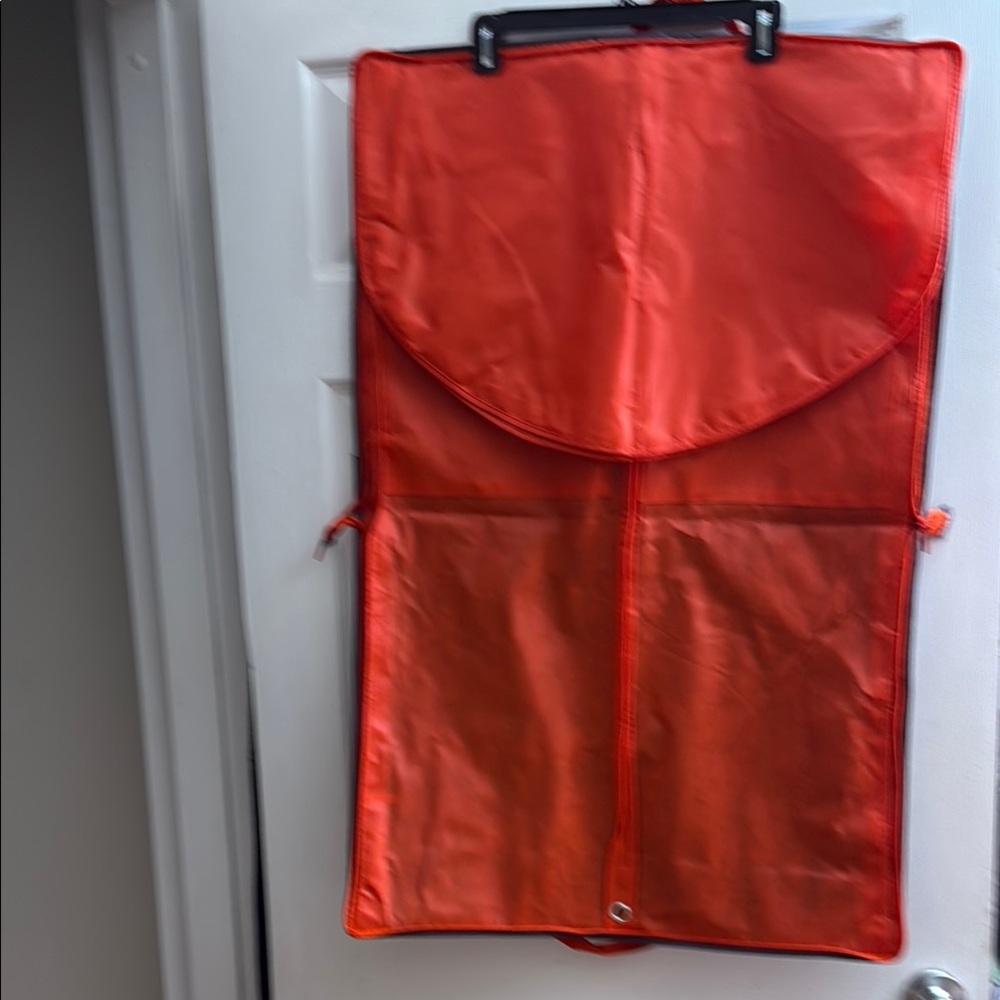 Orange Hanging Garment Bag